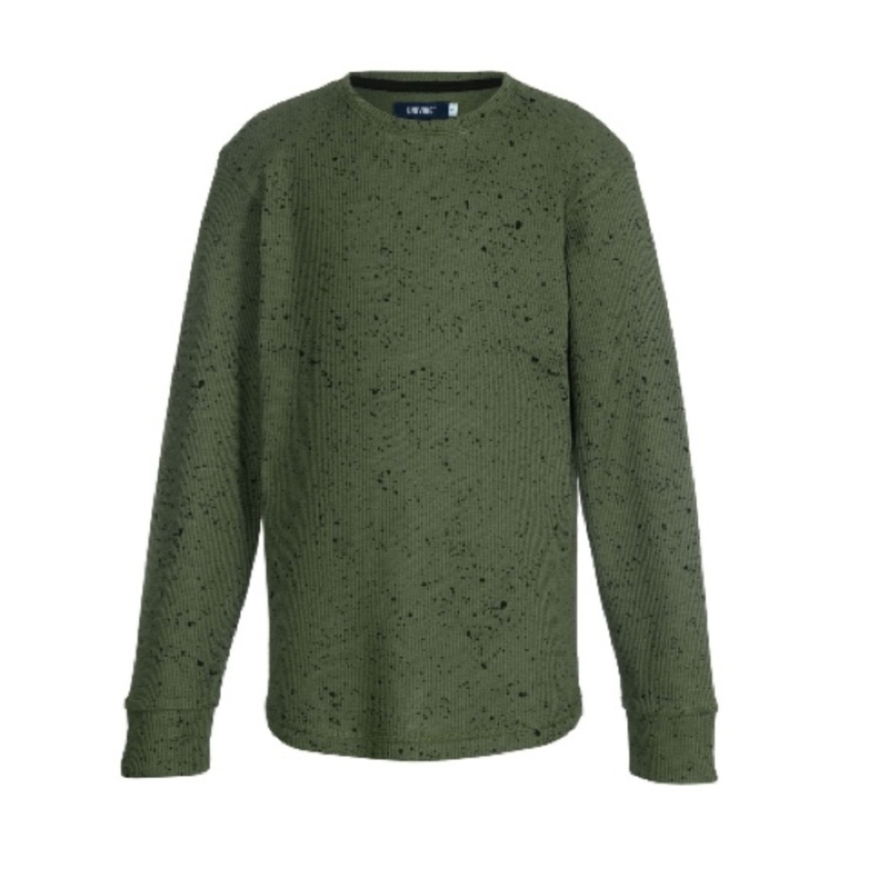UNIVIBE Big Boys Rogen Thermal T-shirt green shirt - Picture 2 of 5